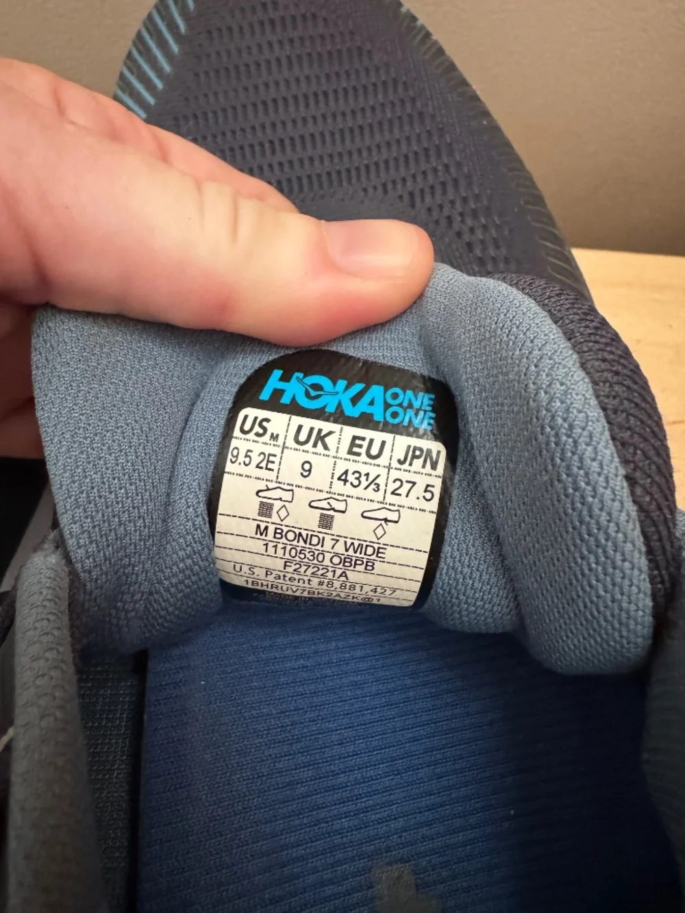 Hoka One One Bondi 7, Women's 9.5
